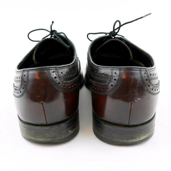 FLORSHEIM Brown Leather Wingtip Oxfords Dress Shoe main image 5